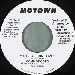 Commodores Old-Fashion Love Vinyl 7" USED
