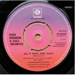 Eddie Drennon & The B.B.S. Unlimited Do It Nice And Easy Vinyl 7" USED