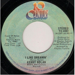 Kenny Nolan I Like Dreamin' / Time Ain't Time Enough Vinyl 7" USED
