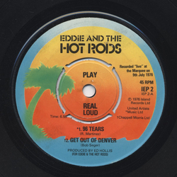 Eddie And The Hot Rods Live At The Marquee Vinyl 7" USED