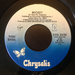 Toni Basil Mickey Vinyl 7" USED