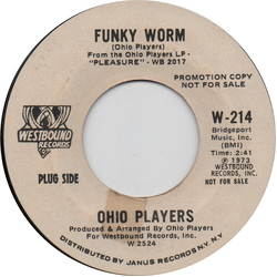 Ohio Players Funky Worm / Paint Me Vinyl 7" USED
