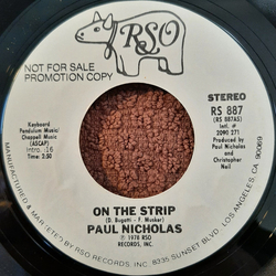 Paul Nicholas On The Strip Vinyl 7" USED