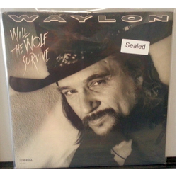 Waylon Jennings Will The Wolf Survive Vinyl LP USED