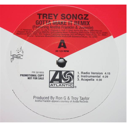 Trey Songz Gotta Make It (Remix) / UR Behind Vinyl 12" USED