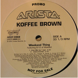 Koffee Brown / B-12 Weekend Thing Vinyl 12" USED