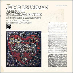 Jacob Druckman Animus III / Synapse/Valentine Vinyl LP USED