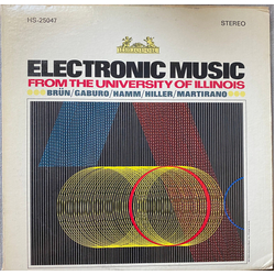 Herbert Brün / Kenneth Gaburo / Charles Hamm / Lejaren Hiller / Salvatore Martirano Electronic Music From The University Of Illinois Vinyl LP USED