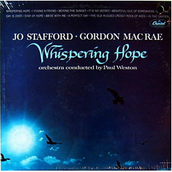 Jo Stafford / Gordon MacRae / Paul Weston And His Orchestra Whispering Hope Vinyl LP USED