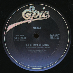 Nena 99 Luftballons / Just A Dream Vinyl 12" USED