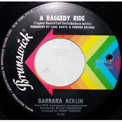 Barbara Acklin A Raggedy Ride Vinyl 7" USED