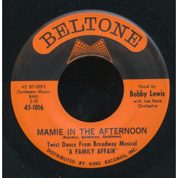 Bobby Lewis / Joe Rene & Orchestra Mamie In The Afternoon Vinyl 7" USED