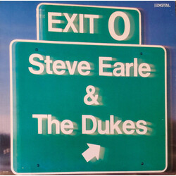 Steve Earle & The Dukes Exit 0 Vinyl LP USED