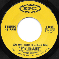 The Hollies Long Cool Woman (In A Black Dress) Vinyl 7" USED