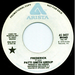Patti Smith Group Frederick Vinyl 7" USED