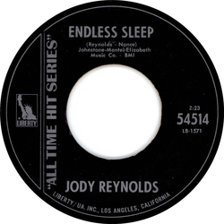 Jody Reynolds / The Olympics Endless Sleep / Western Movies Vinyl 7" USED