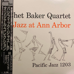 Chet Baker Quartet Jazz At Ann Arbor Vinyl LP USED