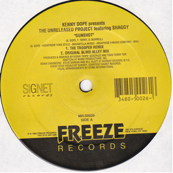 Kenny "Dope" Gonzalez / Shaggy The Unreleased Project - Gunshot Vinyl 12" USED