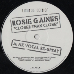 Rosie Gaines Closer Than Close (MK Mixes) Vinyl 12" USED