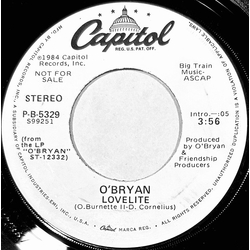 O'Bryan Lovelite Vinyl 7" USED