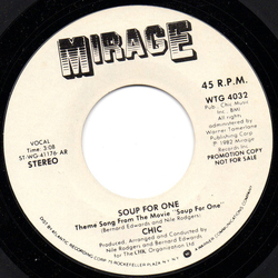 Chic Soup For One Vinyl 7" USED