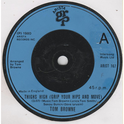 Tom Browne Thighs High (Grip Your Hips And Move) / Dreams Of Lovin' You Vinyl 7" USED
