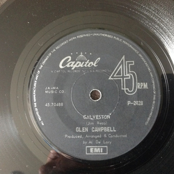 Glen Campbell Galveston / How Come Every Time I Itch I Wind Up Scratchin' You Vinyl 7" USED