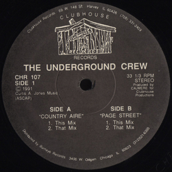 The Underground Crew Country Aire Vinyl 12" USED