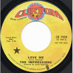 The Impressions Love Me Vinyl 7" USED