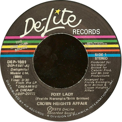 Crown Heights Affair Foxy Lady Vinyl 7" USED