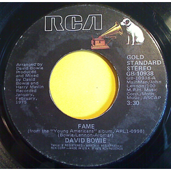 David Bowie Fame / Golden Years Vinyl 7" USED