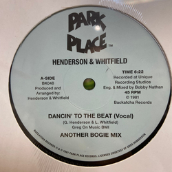Greg Henderson / Leugene Whitfield Dancin’ To The Beat Vinyl 12" USED
