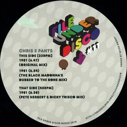 Chris E Pants 1981 Vinyl 12" USED
