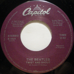 The Beatles Twist And Shout / There's A Place Vinyl 7" USED
