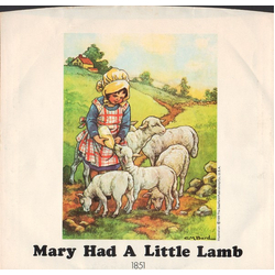 Paul McCartney & Wings Mary Had A Little Lamb Vinyl 7" USED