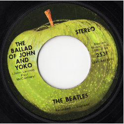 The Beatles The Ballad Of John And Yoko Vinyl 7" USED