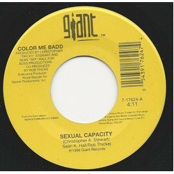 Color Me Badd Sexual Capacity Vinyl 7" USED