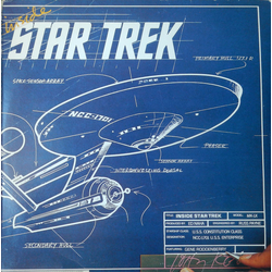 Gene Roddenberry Inside Star Trek Vinyl LP USED