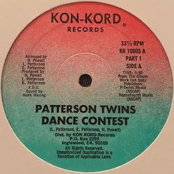 Patterson Twins Dance Contest Vinyl 12" USED