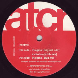 Insigma Insigma / Evolution Vinyl 12" USED