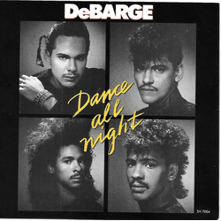 DeBarge Dance All Night Vinyl 7" USED