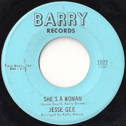 Jesse Gee She's A Woman / Sweet Sweet Vinyl 7" USED