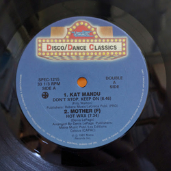 Kat Mandu / Mother (F) / Peter Batah Don't Stop, Keep On / Hot Wax / Nobody's Stopping You / Rock Me Now Vinyl 12" USED
