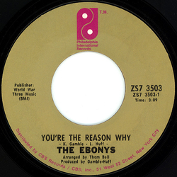 The Ebonys You're The Reason Why Vinyl 7" USED