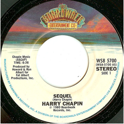 Harry Chapin Sequel / I Finally Found It Sandy Vinyl 7" USED
