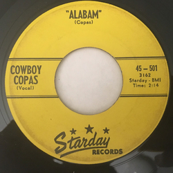 Cowboy Copas Alabam / I Can Vinyl 7" USED
