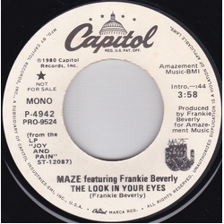 Maze Featuring Frankie Beverly The Look In Your Eyes Vinyl 7" USED