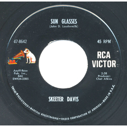 Skeeter Davis Sun Glasses Vinyl 7" USED