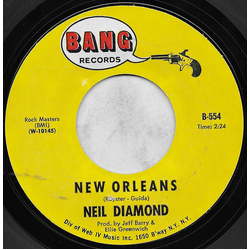 Neil Diamond New Orleans / Hanky Panky Vinyl 7" USED