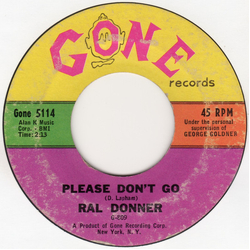 Ral Donner Please Don't Go Vinyl 7" USED